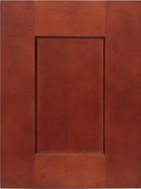 Cherry Shaker cabinet door swatch